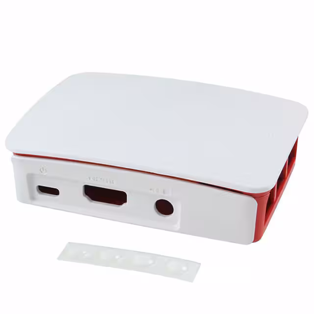 PI OFFICIAL CASE RED/WHITE Raspberry Pi  Anexos de la placa de desarrollo de evaluación